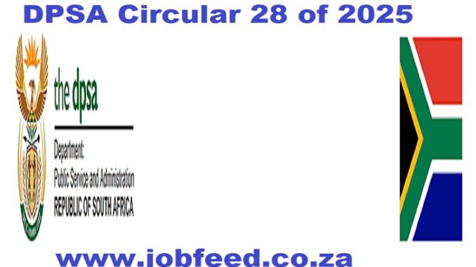 DPSA Circular 28 of 2028