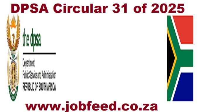DPSA Circular 31 of 20250