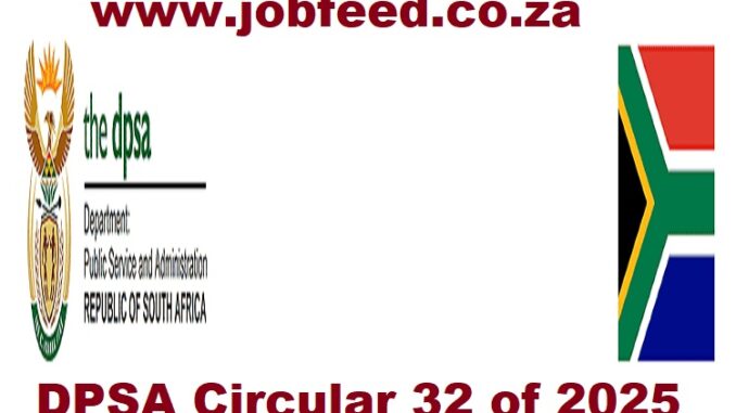 DPSA Circular 32 of 2025k