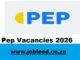 Pep Vacancies 2026