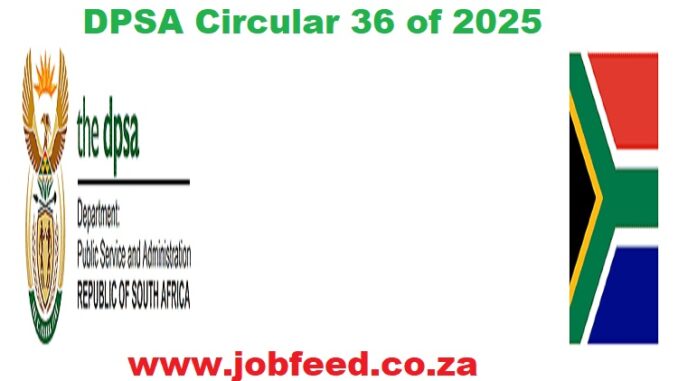 DPSA Circular 36 of 20259