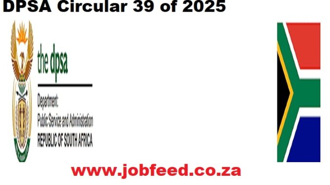 DPSA Circular 39 of 20258