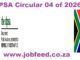 DPSA Circular 04 of 2026