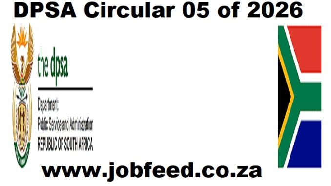DPSA Circular 05 of 2026