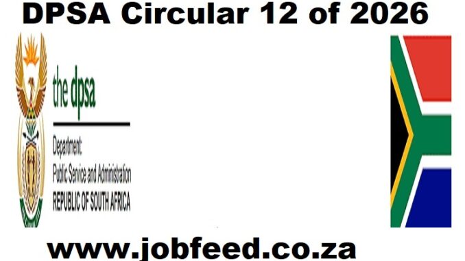 DPSA Circular 12 of 20266