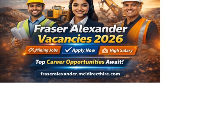 Fraser Alexander Vacancies 2026