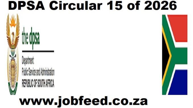 DPSA Circular 15 of 20267