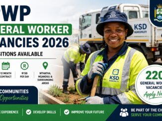 EPWP General Worker Vacancies 2026 Apply for 220 Municipal Jobs in Eastern Cape