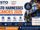 Hesto Harnesses Vacancies 2026 recruitment banner showing a manufacturing employee, factory production line, and career opportunities for Expeditor, Logistics Clerk, and skilled trade jobs in South Africa.